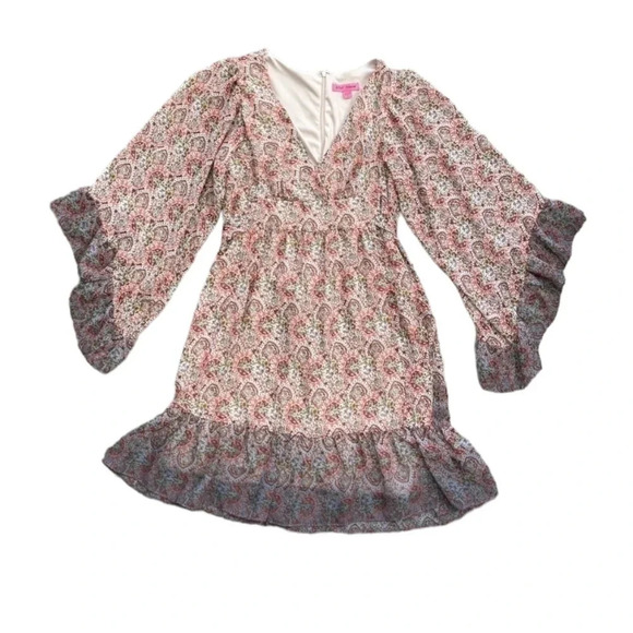 Betsy Johnson floral fit and flare minidress - Picture 2 of 6